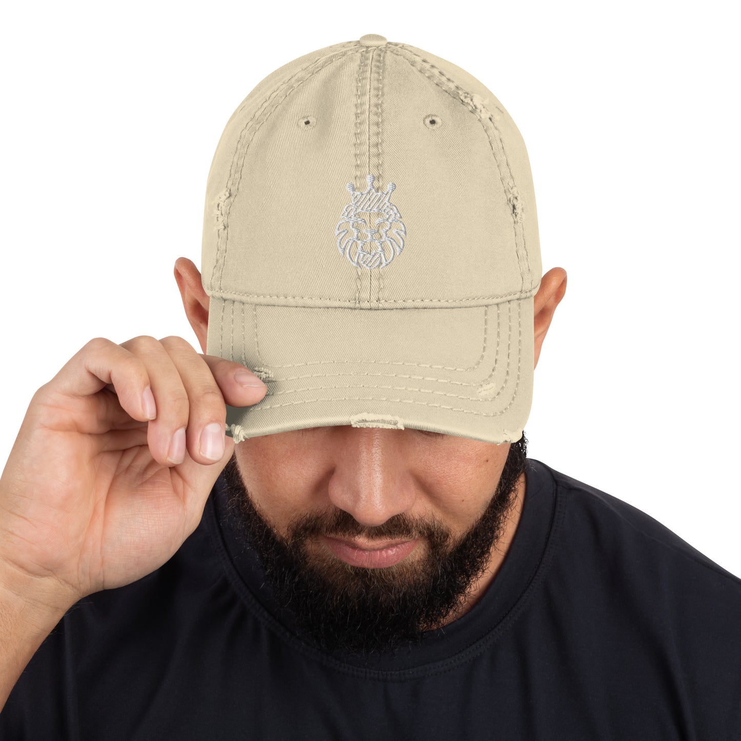 Royal Logo Distressed Dad Hat